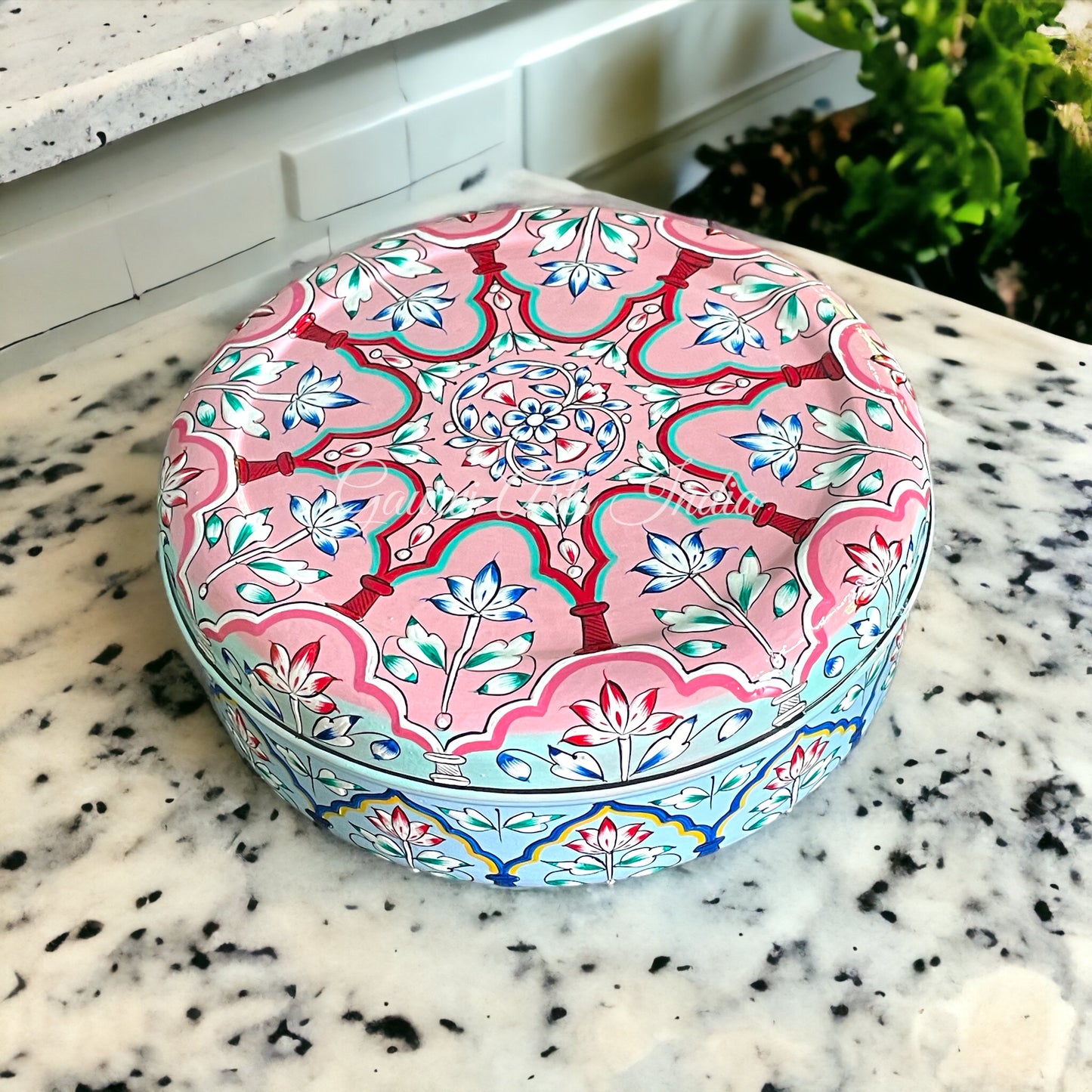 Hand Painted Stainless Steel Spices Box for your Kitchenware and Best Gift especially for mothers who appreciate both functionality and artistry in their cooking space