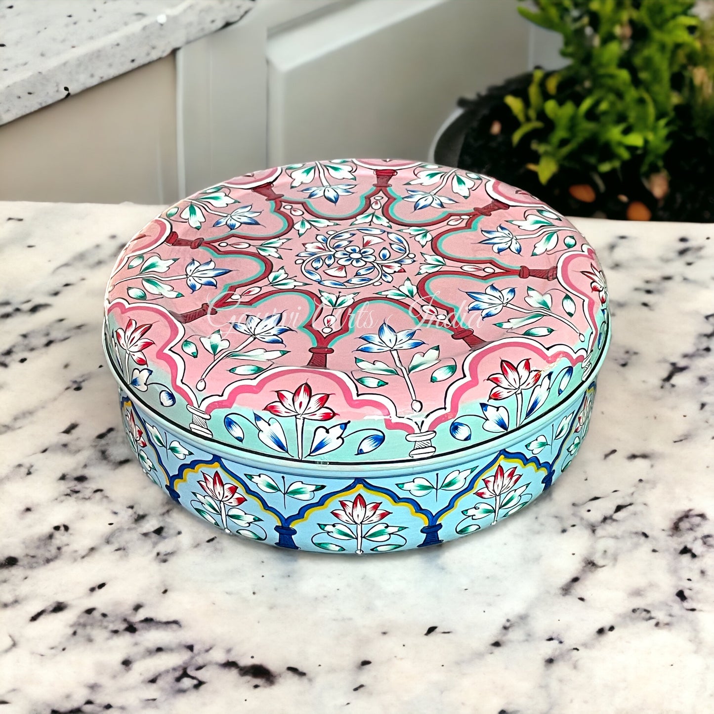 Hand Painted Stainless Steel Spices Box for your Kitchenware and Best Gift especially for mothers who appreciate both functionality and artistry in their cooking space