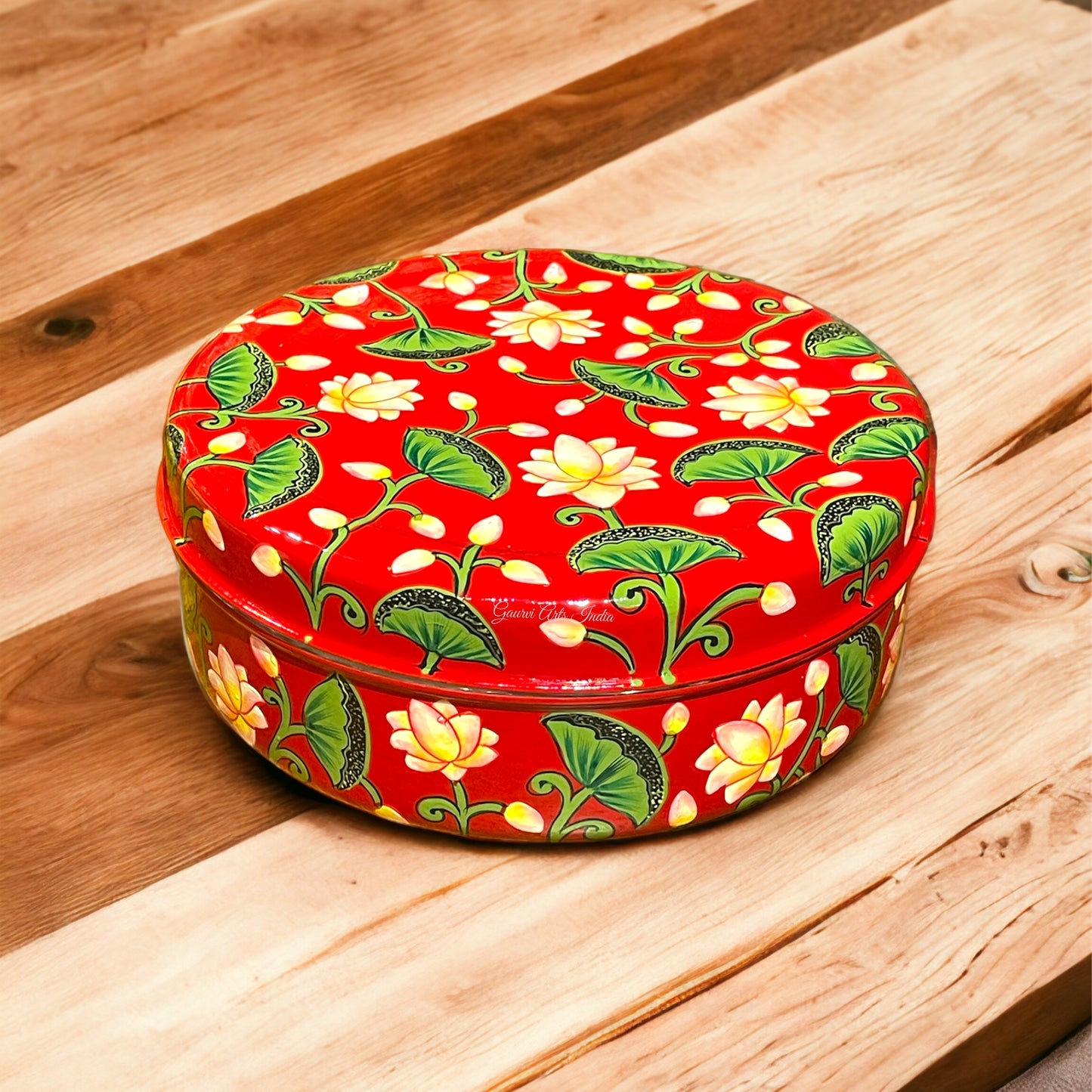 Hand Painted Stainless Steel Spices Box for your Kitchenware and Best Gift especially for mothers who appreciate both functionality and artistry in their cooking space. Regular
