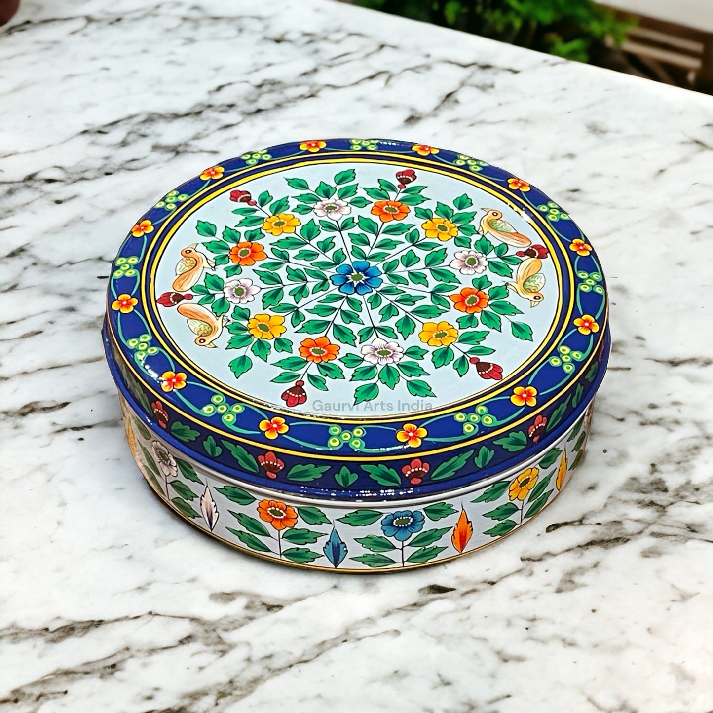 Hand Painted Stainless Steel Spices Box for your Kitchenware and Best Gift especially for mothers who appreciate both functionality and artistry in their cooking space.