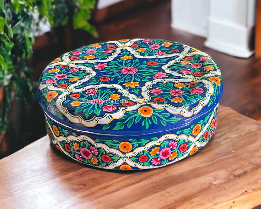 Hand Painted Stainless Steel Spices Box for your Kitchenware and Best Gift especially for mothers who appreciate both functionality and artistry in their cooking space Regular