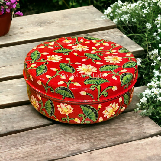 Hand Painted Stainless Steel Spices Box for your Kitchenware and Best Gift especially for mothers who appreciate both functionality and artistry in their cooking space. Regular