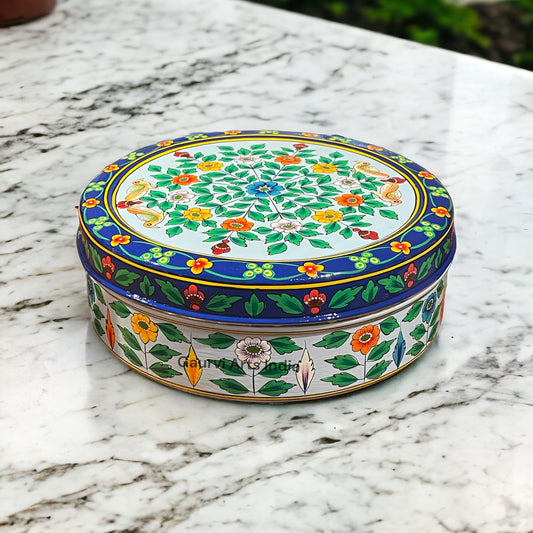 Hand Painted Stainless Steel Spices Box for your Kitchenware and Best Gift especially for mothers who appreciate both functionality and artistry in their cooking space.