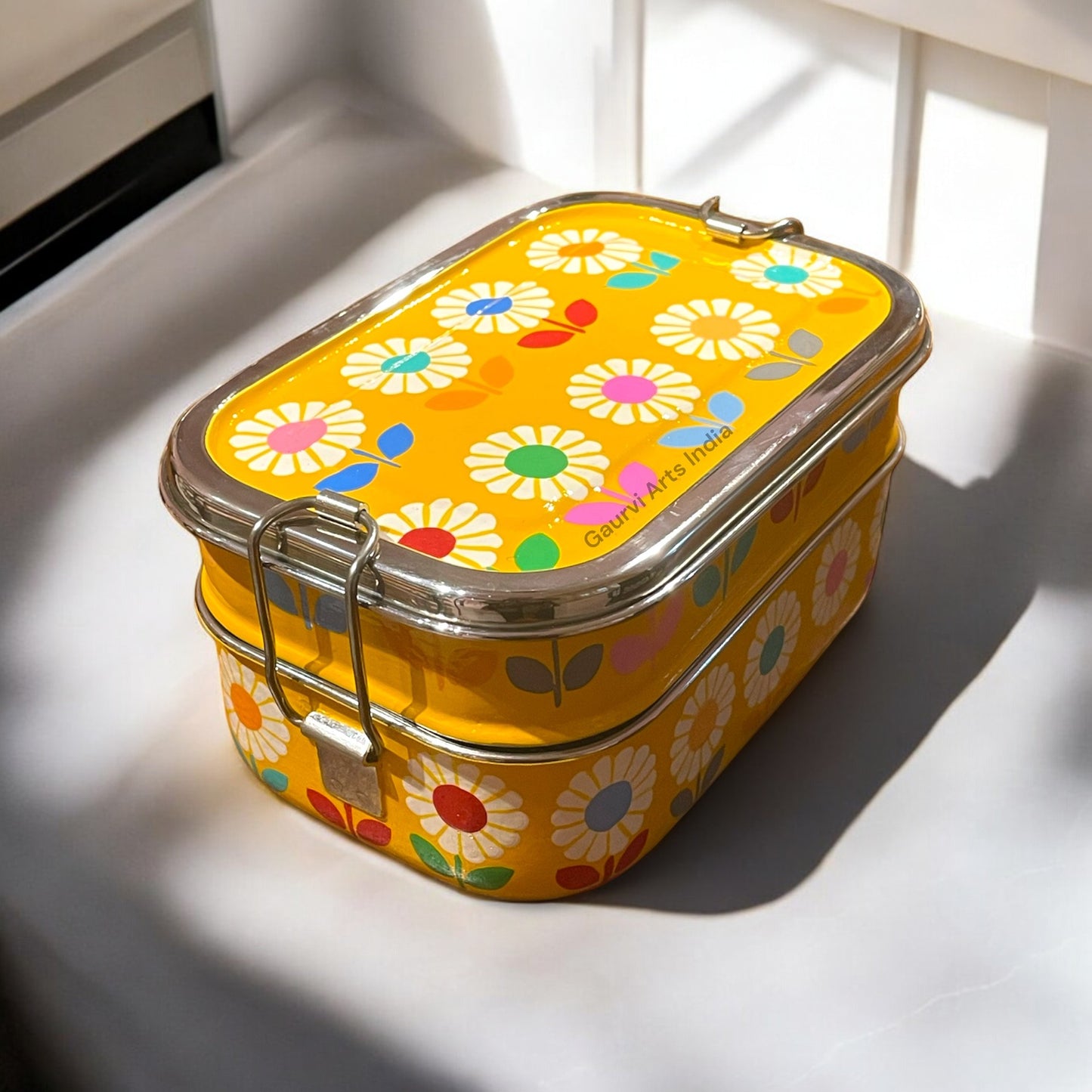 Double Decker Bento Box For kids, Office Lunch Tiffin, Perfect for Return Gifting and Back to School Gift to your Kids