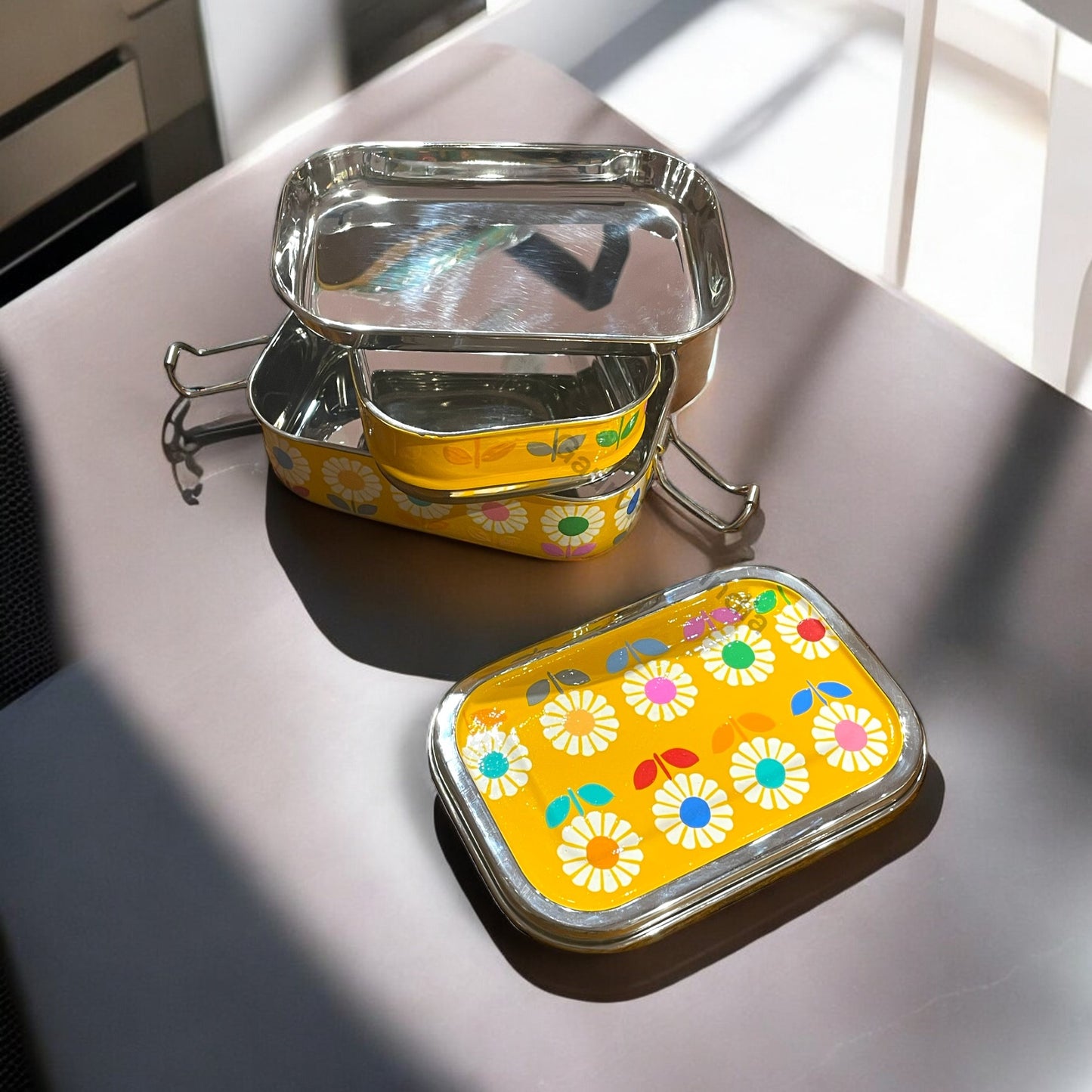 Double Decker Bento Box For kids, Office Lunch Tiffin, Perfect for Return Gifting and Back to School Gift to your Kids